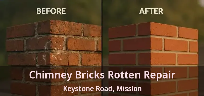Chimney Bricks Rotten Repair Keystone Road, Mission - BC