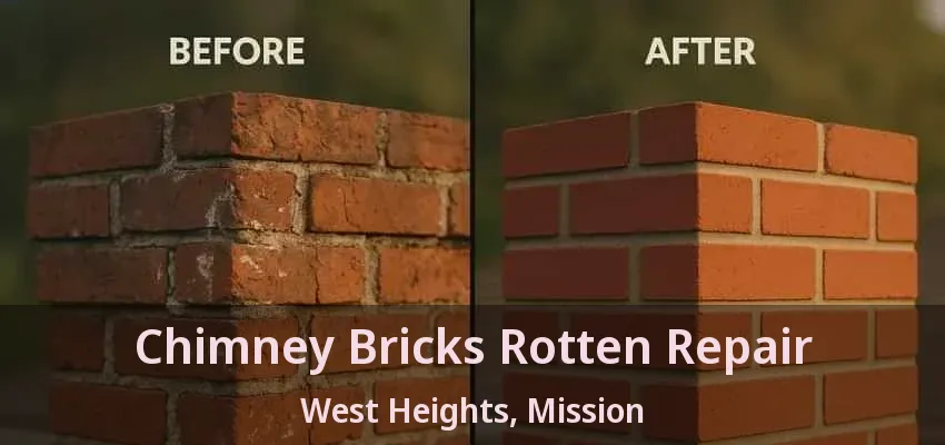 Chimney Bricks Rotten Repair West Heights, Mission - BC