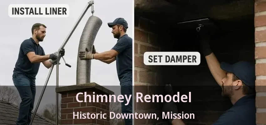 Chimney Remodel Historic Downtown, Mission - BC
