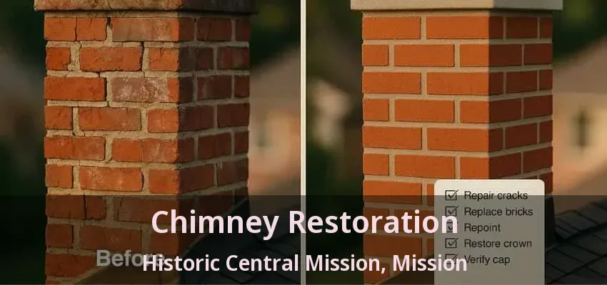 Chimney Restoration Historic Central Mission, Mission - BC