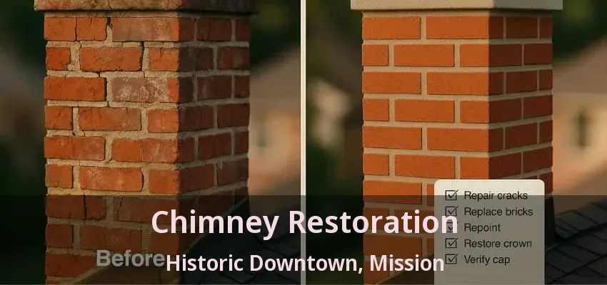 Chimney Restoration Historic Downtown, Mission - BC