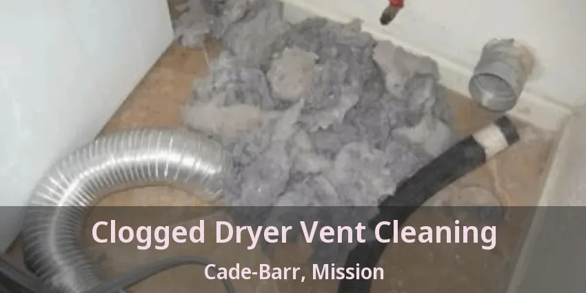 Clogged Dryer Vent Cleaning Cade-Barr, Mission - BC