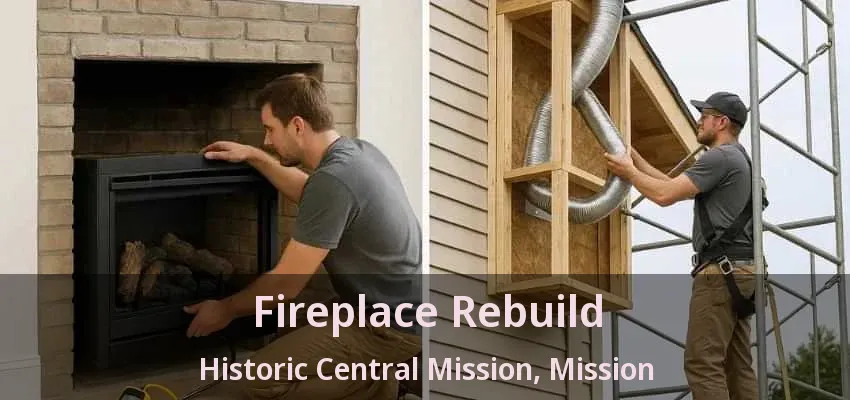 Fireplace Rebuild Historic Central Mission, Mission - BC