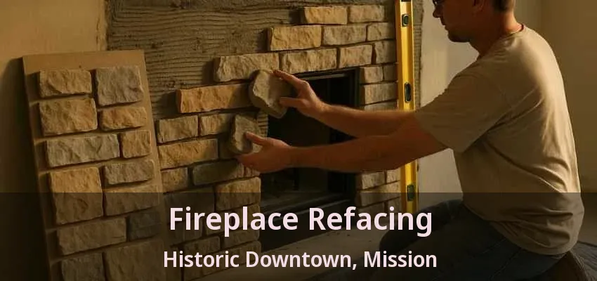 Fireplace Refacing Historic Downtown, Mission - BC