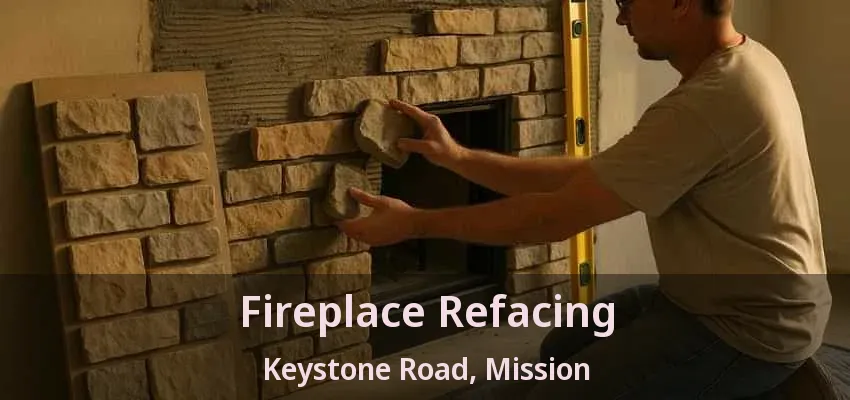Fireplace Refacing Keystone Road, Mission - BC