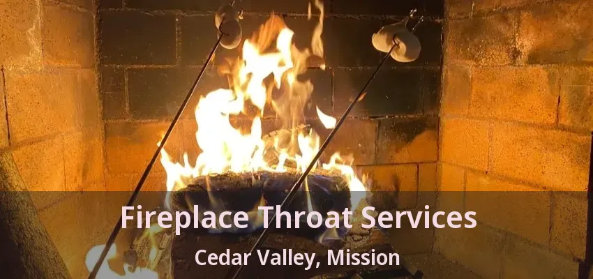 Fireplace Throat Services Cedar Valley, Mission - BC