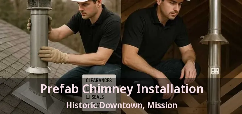 Prefab Chimney Installation Historic Downtown, Mission - BC
